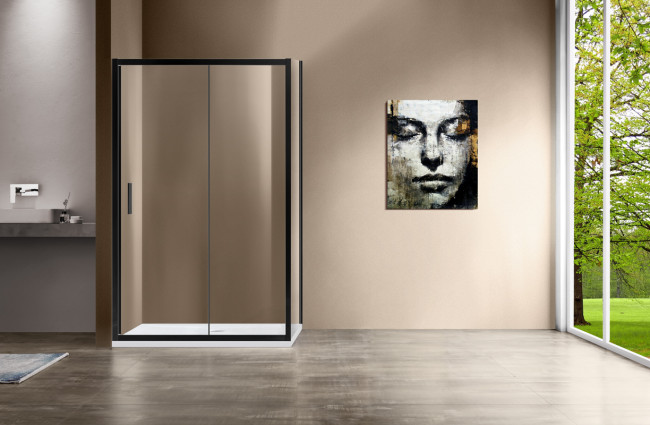 Душевой уголок Vincea Garda 130*100 VSR-1G1013CLB прозрачное