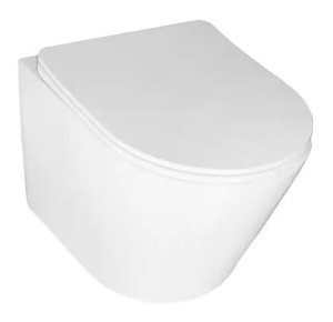 Унитаз подвесной Azario Teramo AZ-0053 SP безободковый с микролифтом