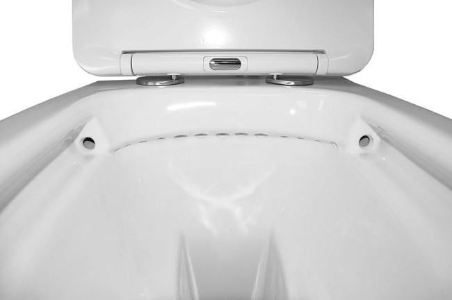 Унитаз подвесной Azario Teramo AZ-0053 SP безободковый с микролифтом