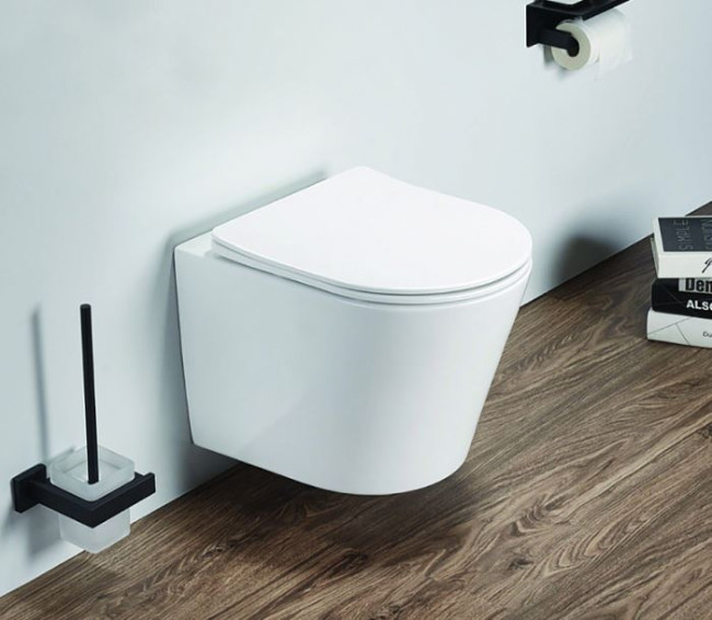 Унитаз подвесной Azario Teramo AZ-0053 SP безободковый с микролифтом