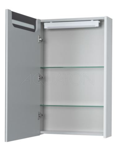 Зеркальный шкаф Акватон Сильва 50 1A215502SIW7L дуб полярный 