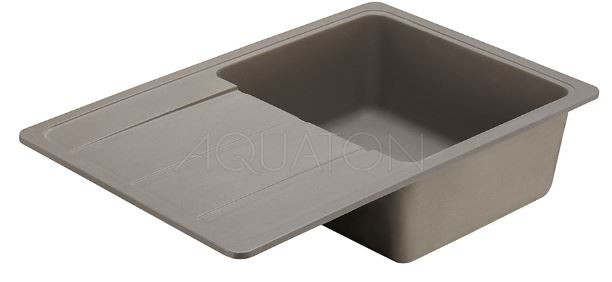 Мойка для кухни Акватон Аманда 1A712832AD250 серый шелк