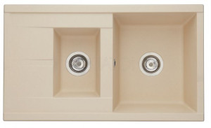 Мойка для кухни Акватон Делия 87 1A716232DE290 две чаши шампань