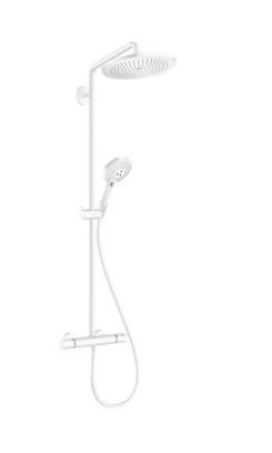 Душевая система Hansgrohe Croma Select S Showerpipe 280 1jet 26890700 с термостатом белый матовый