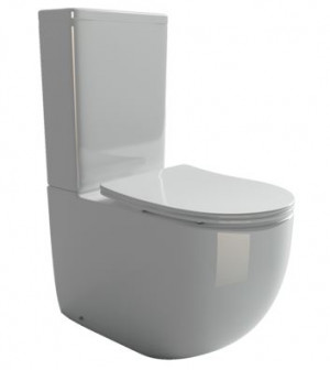 Унитаз напольный с бачком Ceramica Nova Metropol Rimless CN4001 безободковый с микролифтом