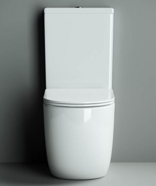 Унитаз напольный с бачком Ceramica Nova Metropol Rimless CN4001 безободковый с микролифтом