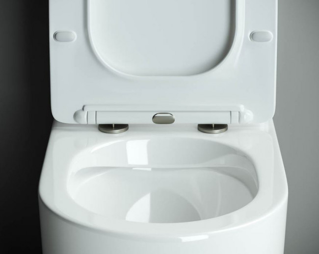 Унитаз напольный с бачком Ceramica Nova Metropol Rimless CN4001 безободковый с микролифтом