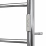 Полотенцесушитель электрический Point Афина PN04846P П3 400*600 с полкой  диммер справа хром