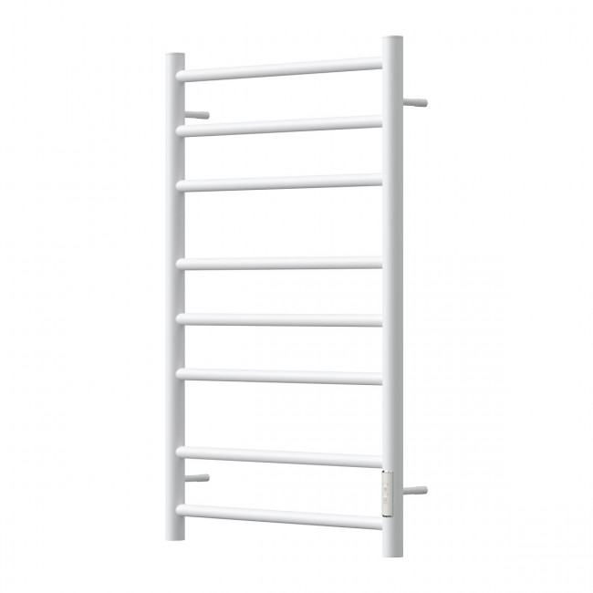 Полотенцесушитель электрический Point Аврора PN10848W П8 400*800 диммер справа белый