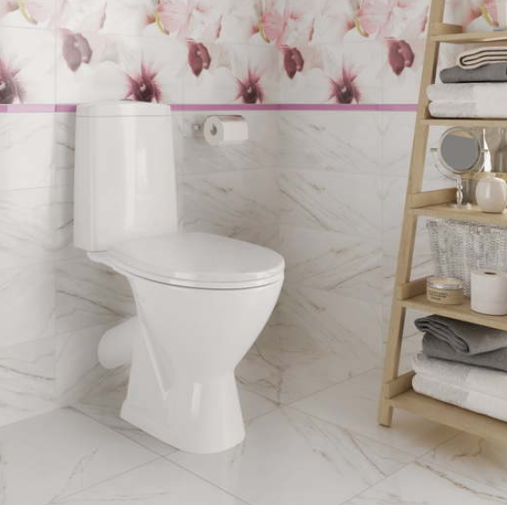 Унитаз-компакт Cersanit Just с сиденьем Soft-Close KO-JUS031-3/6-PL