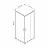 Душевой уголок Vincea Garda 120*80 VSS-1G8012CL прозрачное