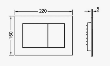 Комплект инсталляции TECE Base с безободковым унитазом Cersanit Carina XL Clean On SET-TC2-WHITE