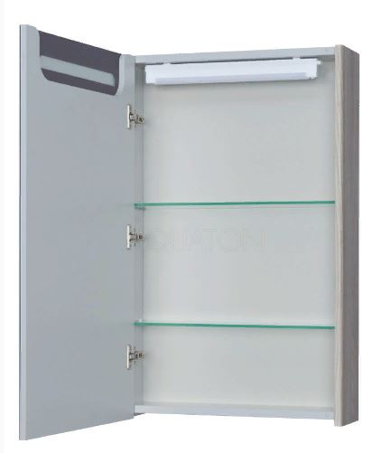 Зеркальный шкаф Акватон Сильва 50 1A215502SIW6L дуб фьорд