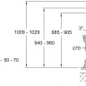 Схема: База для напольного смесителя Jacob Delafon 97904D-NF+смеситель Avid E97367-CP
