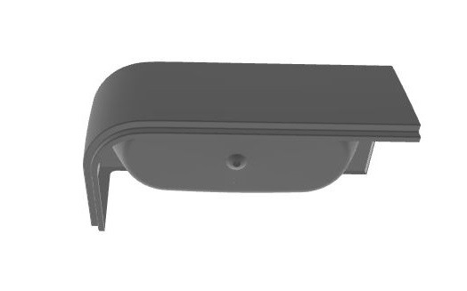 Ванна акриловая Riho Desire Corner Velvet 184*84 B088004220 с функцией Riho Sparkle и Riho Led черно-белая левая