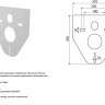 Система инсталляции Alcadrain AM101/1120-4:1 RU M671-0001 кнопка хром глянец