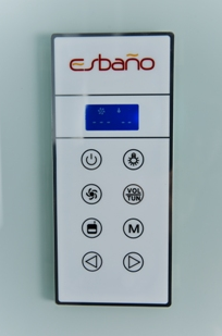 Душевая кабина Esbano L100CR 100*100 с LED освещением