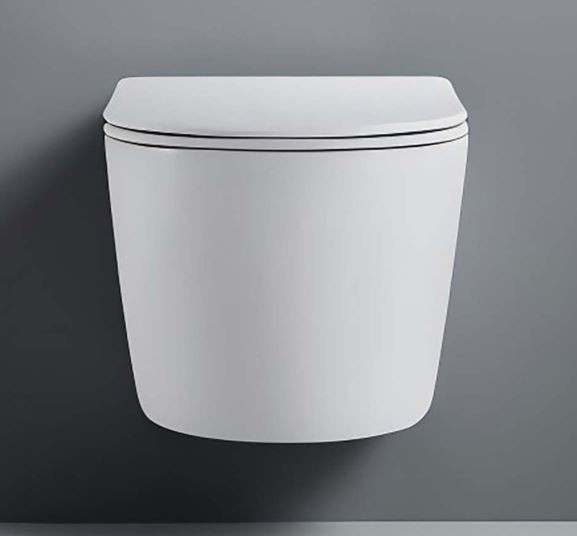 Унитаз подвесной Aquatek Либерти AQ1999T-00 смыв Торнадо безободковый с микролифтом