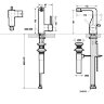 Смеситель Bravat Arc F36061K для биде