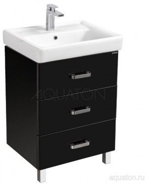 Тумба под раковину Акватон Америна 60 М 1A168901AM950 черная