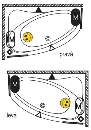 Панель фронтальная Riho Lyra 140 209269 правая