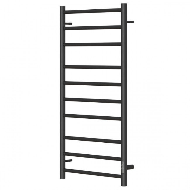 Полотенцесушитель электрический Point Аврора PN10850B П10 500*1000 диммер справа черный