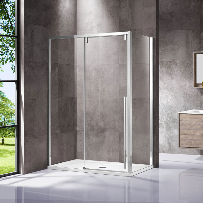 Душевой уголок Vincea Lugano 140*100 VSR-1L1014CL-1 прозрачное