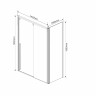 Душевой уголок Vincea Lugano 140*100 VSR-1L1014CL-1 прозрачное