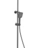 Душевая система Vincea Cube VSFS-1C1GM вороненая сталь