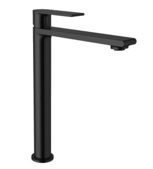 Смеситель Vincea Vogue VBF-1V2MB для раковины высокий черный матовый