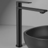 Смеситель Vincea Vogue VBF-1V2MB для раковины высокий черный матовый