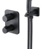 Комплект гигиенического душа Lemark Bronx LM3740BL термостат черный матовый