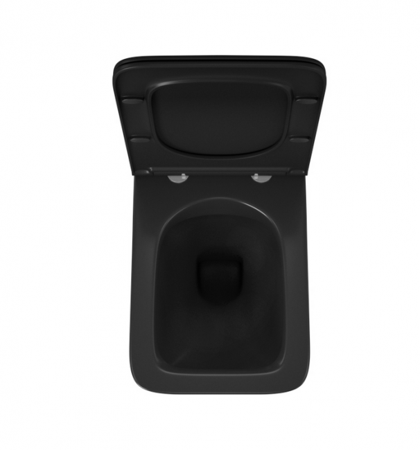 Унитаз подвесной OWL Vatter Ruta-H Matt Black OWLT190404 безободковый с микролифтом