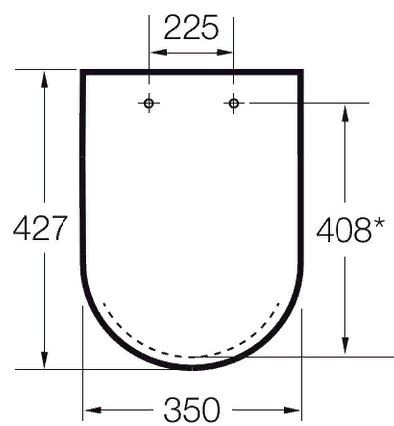 Сиденье для унитаза Roca Gap 801730004 петли хром