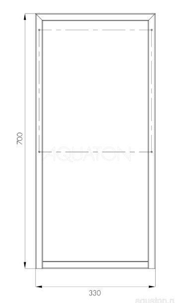 Ножки Акватон Лофт Урбан 1A255303LQX70 опора высокая