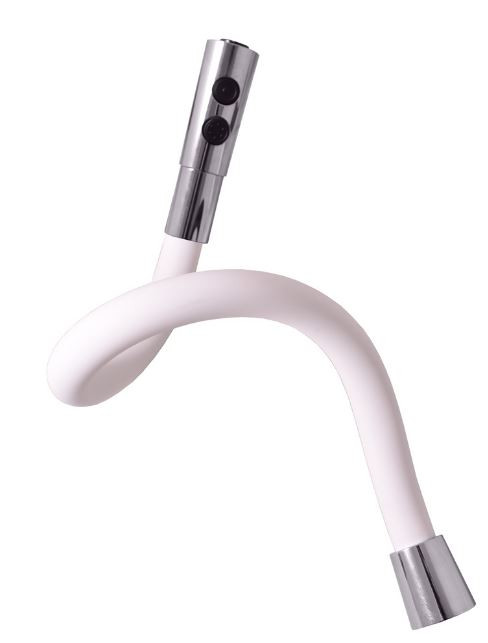 Смеситель Slezak RAV Amur AM719.5/12B для кухни хром/белый