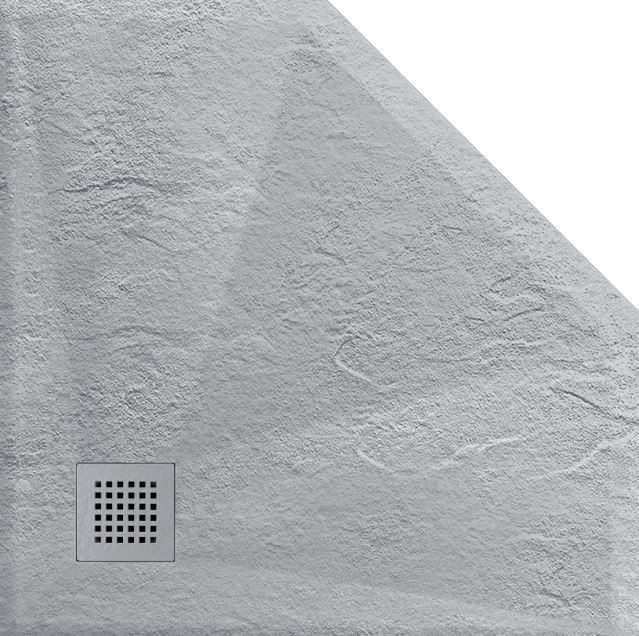 Поддон из искусственного камня Vincea VST-4SP1010G 100*100 серый