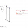 Душевой уголок Vincea Garda 110*100 VSS-1G1011CL прозрачное