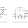Унитаз подвесной Azario Grado AZ-0046 SP безободковый с микролифтом