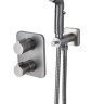 Комплект гигиенического душа Lemark Bronx LM3740GM термостат графит