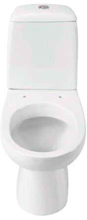 Унитаз-компакт Santek Цезарь 1WH302415 горизонтальный выпуск сиденье микролифт slim