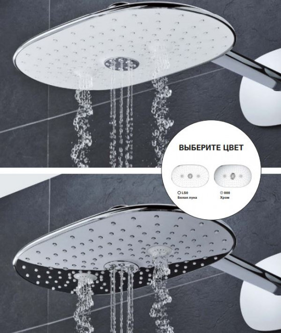 Душевая система Grohe SmartControl Rainshower Duo 26250LS0