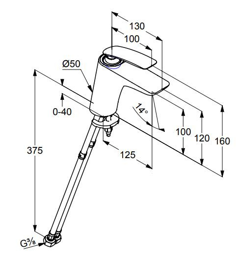 Смеситель Kludi Balance 520268775 для раковины