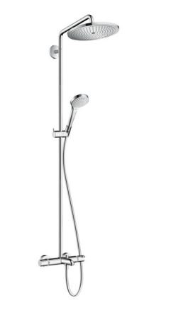 Душевая система Hansgrohe Croma Select S Showerpipe 280 1jet 26792000 с термостатом для ванны