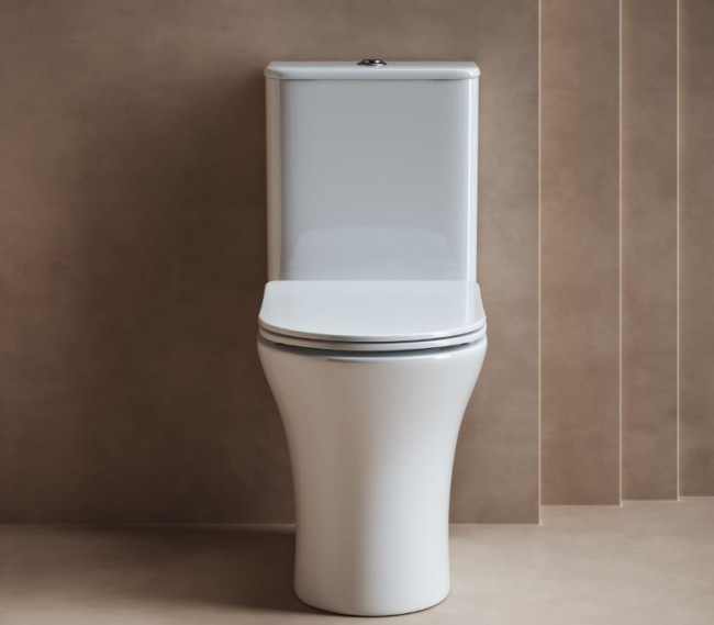 Унитаз напольный с бачком Ceramica Nova Fortuna Rimless CN9001 безободковый с микролифтом