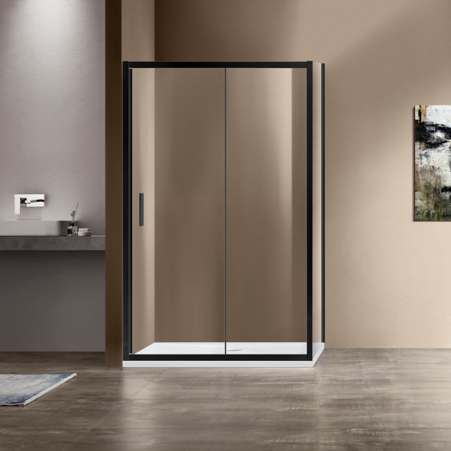 Душевой уголок Vincea Garda 140*80 VSR-1G8014CLB прозрачное