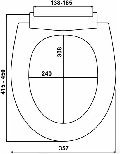 Сиденье для унитаза Cersanit Delfi/Trento микролифт