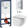 Комплект инсталляции Grohe с унитазом Grado Торнадо безободковый микролифт
