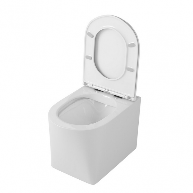 Унитаз подвесной OWL Curve Cirkel-H OWLT190802 безободковый с микролифтом