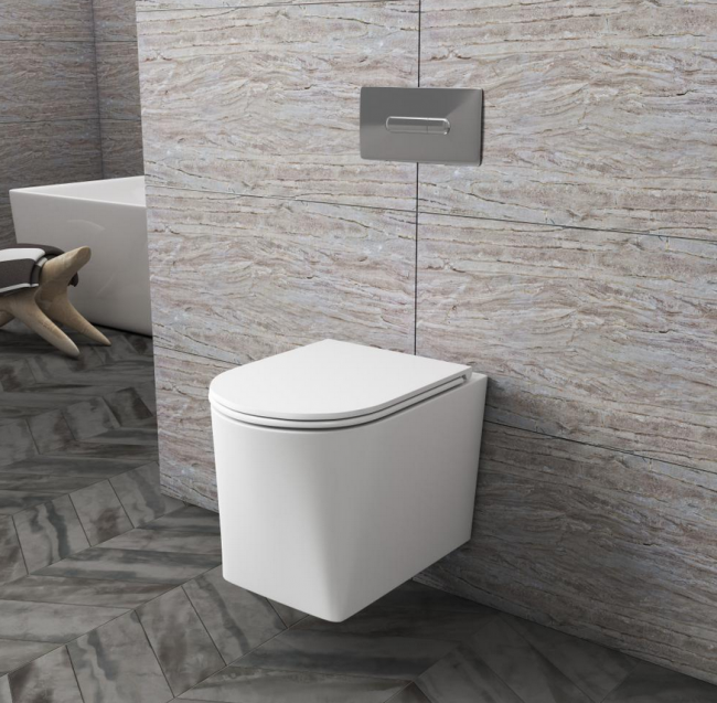 Унитаз подвесной OWL Curve Cirkel-H OWLT190802 безободковый с микролифтом